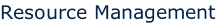 Resource Management